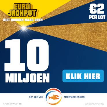 eurojackpot trekkingsuitslag|eurojackpot heb ik gewonnen.